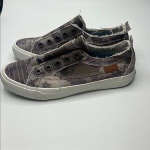 Blowfish‎ Play - gray camo canvas shoes